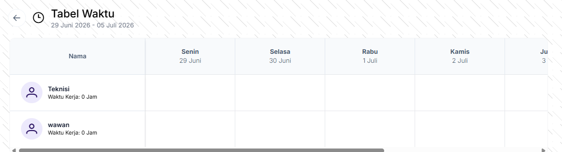 Kalender Jadwal