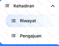 Menu Kehadiran