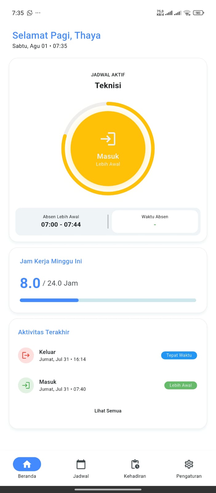 Tombol Masuk